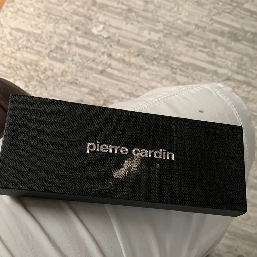 NIB Pierre Cardin Pen & Pencil Red Shiny Polished Chrome & Rubber grip Set